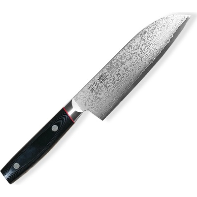 KANETSUGU nôž Santoku PRO-M Saiun VG-10 Damascus 17 cm