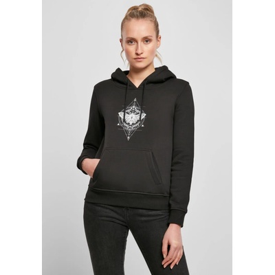 Mister Tee Дамски суичър в черен цвят Mister Tee Ladies Moth Hoody black UB-MT1490-00007 - Черен, размер XS