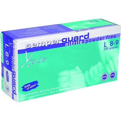 SEMPERGUARD Xtra Lite nitril nepudrované modré 200 ks