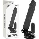  Вибратор с регулируема вакуумна основа, 20см. - Basecock Twix 4 (D-223022)