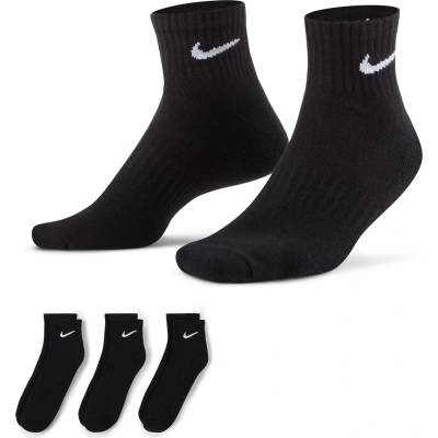 Nike Nike 3Pk Quarter Sox Jn00 - Black/White