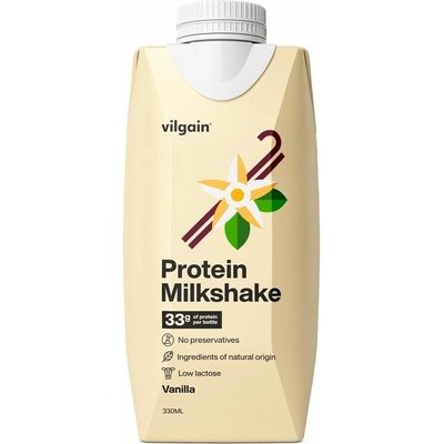 Vilgain Protein Milkshake vanilka 330 ml – Zboží Dáma