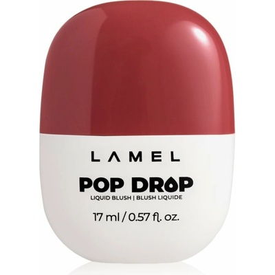 LAMEL Pop Drop Liquid Blush tekutá lícenka 02 Rosewood 17 ml