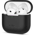 Tech-protect SILICONE защитен калъф за Apple AirPods 4 черен (5906302370115)