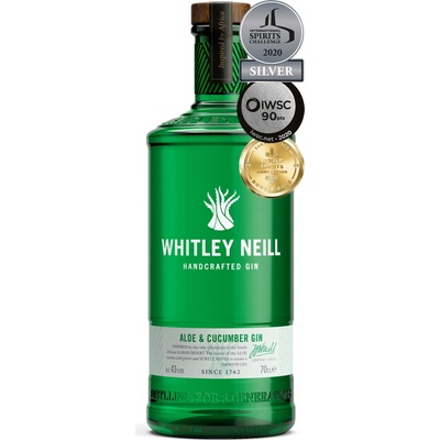 Whitley Neill Aloe & Cucumber 43% 0,7 l (holá láhev)