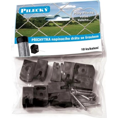 BEKAERT příchytka napínacího drátu se šroubem černá 10ks/bal