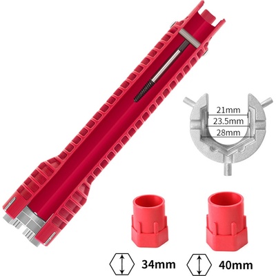 Univerzální nástrčný klíč pro montáž i demontáž vodovodních baterií a dřezů – Zbozi.Blesk.cz