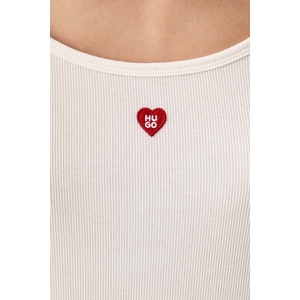HUGO пижама с къси ръкави дамска от модал heart t-shirt (50566639)