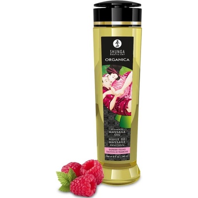 Shunga Organica Kissable Massage Oil Raspberry Feeling 240 ml