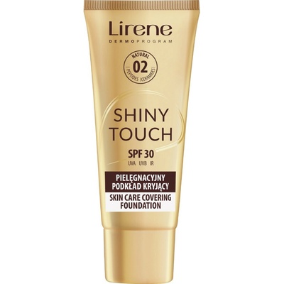 Lirene Shin Touch ošetrujúci krycí make-up na tvár SPF30 natural 02 30 ml