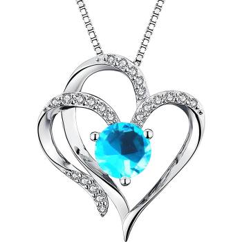 HARAHU Колие mo-28750 - Сребърен / Син kp28750 (mo-28750)