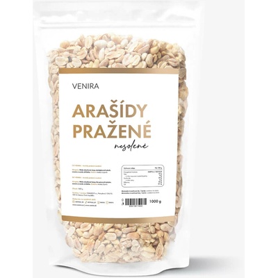 VENIRA nesolené pražené arašidy 1000 g
