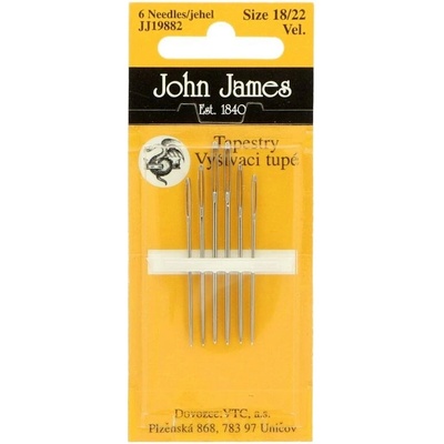 Vyšívacie ihly tupé 18-22 John James