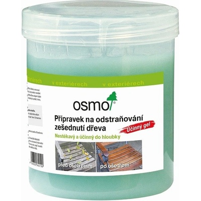 OSMO odšeďovač dřeva gel 10 l 6609 + kartáč