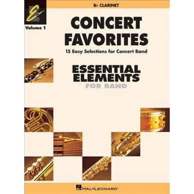 CONCERT FAVORITES VOL. 1 - BB CLARINET CLARINETTE | JOHN HIGGINS_MICHAEL