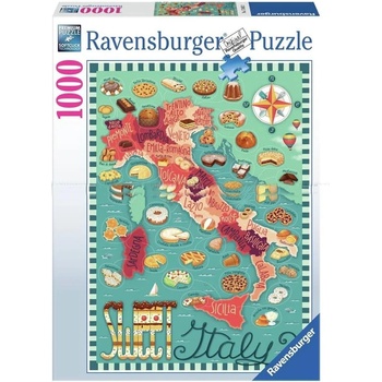 Image 1 of Ravensburger Пъзел Ravensburger от 1000 части - Сладкишите на Италия (17605)