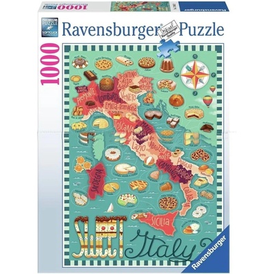 Ravensburger Пъзел Ravensburger от 1000 части - Сладкишите на Италия (17605)