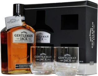 Jack Daniel's Gentleman Jack 40% 0,7 l (dárkové balení 2 sklenice