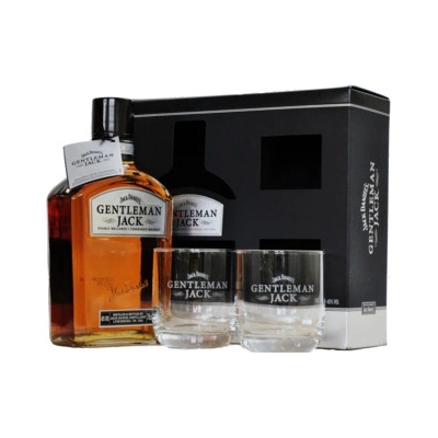 Jack Daniel's Gentleman Jack 40% 0,7 l (dárkové balení 2 sklenice)