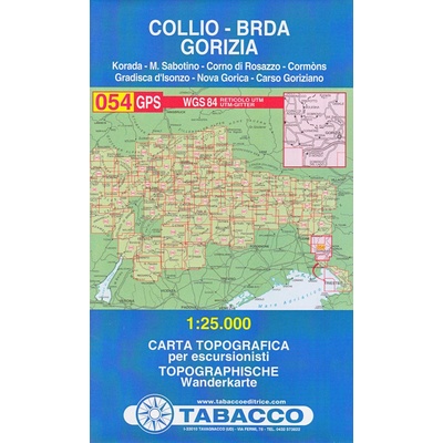 mapa Collio-Brda Gorizia 1:25 t.