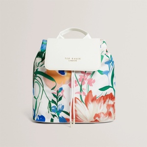 Ted Baker Раница Ted Baker Ted Print Rucksack - White-Blac