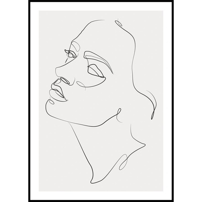 Jen tak z lásky Plakát Okouzlená Rozměr plakátu: 30 x 40 cm, Barva pozadí: Šedá