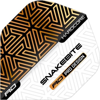 Red Dragon Peter Wright Snakebite Hardcore Premium - White & Bronze RF6873