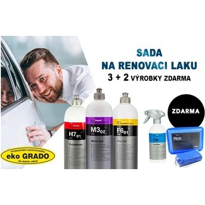 Koch Chemie Sada na renovaci laku 3 + 2