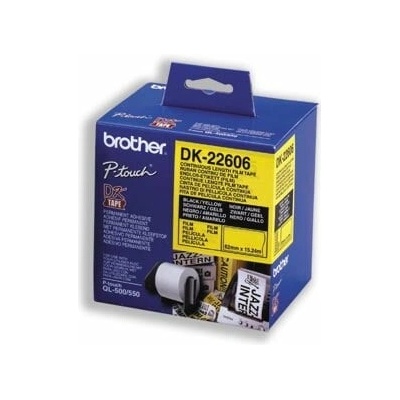Brother DK-22606 (žlutá filmová role) 62mm x 15,24m DK22606