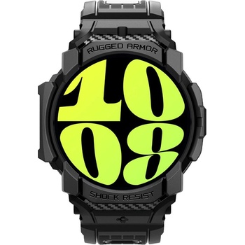 Spigen Удароустойчив TPU кейс за Samsung Galaxy Watch 7 40мм - Spigen Rugged Armor Pro Case (черен) (ACS08336)