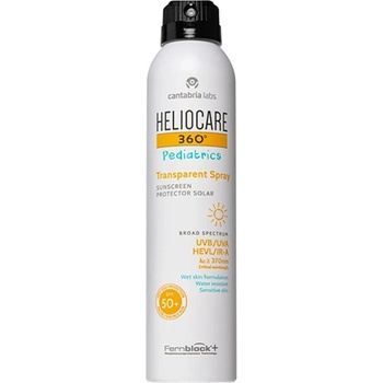 Heliocare 360° Pediatrics слънцезащитен спрей за лице и тяло spf 50+ за деца 200 мл