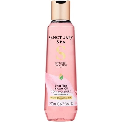 Sanctuary Spa Lily & Rose Natural Oils ošetrujúci sprchový olej 200 ml