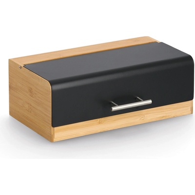 Velký chlebník bambusový ZELLER, černý, 36 x 20 x 13 cm černá – Zboží Dáma