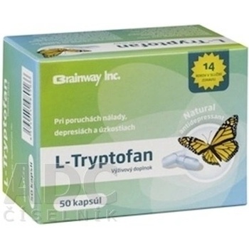 Brainway L-Tryptofan 50 kapsúl