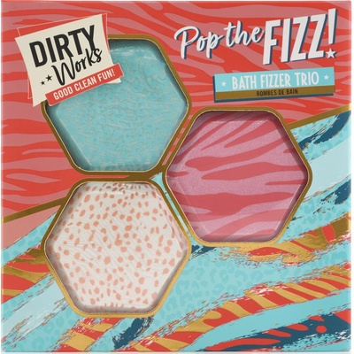 Dirty Works Подаръчен комплект Pop The Fizz, 3 части