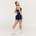 GymBeam Дамски безшевни шорти Sculpt Navy S