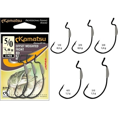 Kamatsu Offset Weighted Front vel.3 1g 3 ks