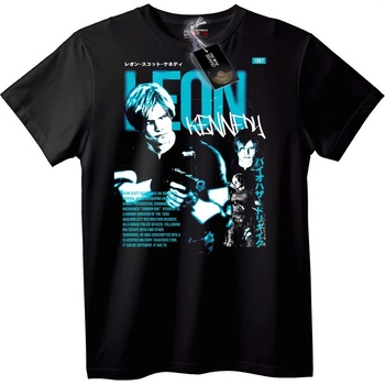 NOONEBRAND Тениска Leon Kennedy - Resident Evil 1997 - 2XL, Black