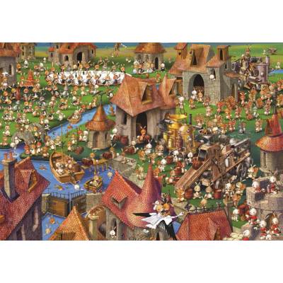 Grafika - Puzzle François Ruyer - Rabbits! 1000 - 1 000 piese