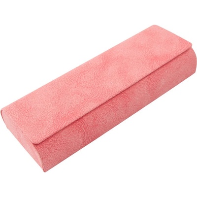 pouzdro na brýle semišové růžové