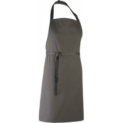 Premier Workwear Klasická zástěra šedá tmavá 72x86cm PW150