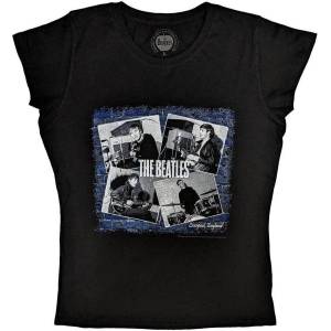 The Beatles At The Cavern (Back Print) Black L Дамски Риза (BEATTEE25LB03)