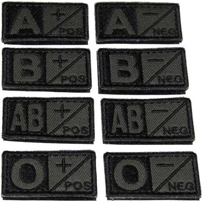 CONDOR OUTDOOR Nášivka krevní skupina B NEG VELCRO FOLIAGE