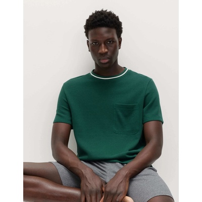 Marks & Spencer Домашен топ с висок процент памук Marks & Spencer зелена Marks & Spencer | Zelen | МЪЖЕ | S