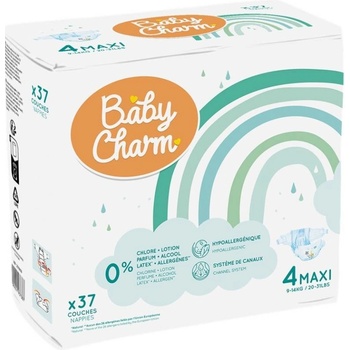Baby Charm Super Dry Flex 4 Maxi 9-14 kg 37 ks