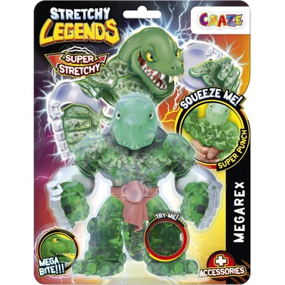 CRAZE Колекционерска разтеглива фигурка Craze Stretchy Legends - Megarex (C46678)