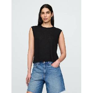 GAP Танк топ от лен GAP GAP | Cheren | ЖЕНИ | XXS - zoot - 47,64 лв