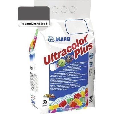 Mapei Ultracolor Plus 5 kg londýnská šedá – Zboží Mobilmania