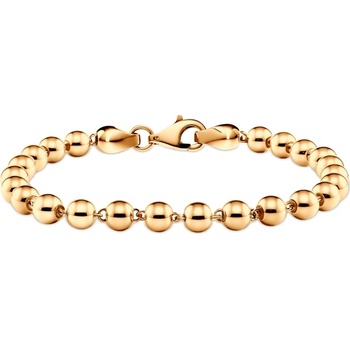 SAVICKI Гривна Celebrity, златни топчета 585, 17 см