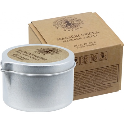 Natava masážní svíčka Síla ovoce 60 g